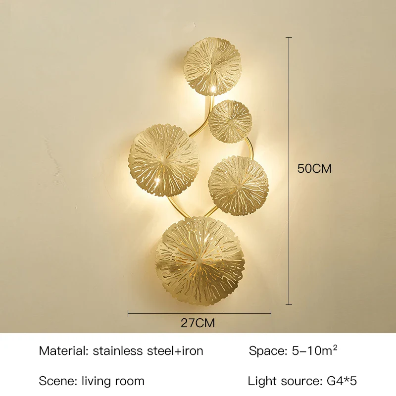 NYRA Leaf Modern Wall Lamp - Image 9