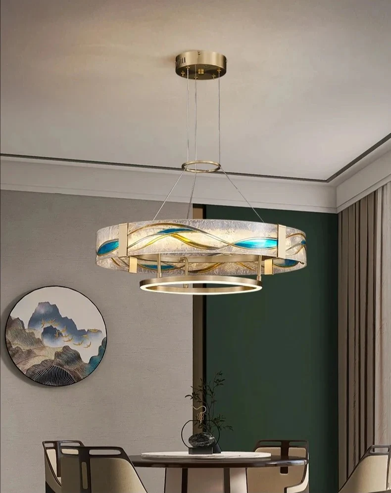 LOVO Enamel Round Chandelier - Image 10