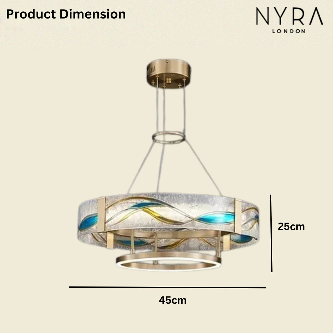 LOVO Enamel Round Chandelier - Image 11