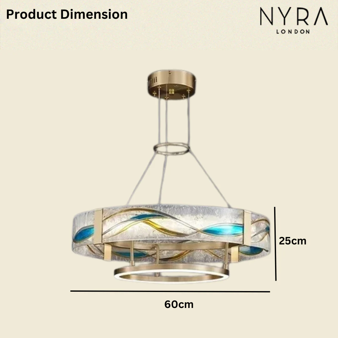 LOVO Enamel Round Chandelier - Image 12