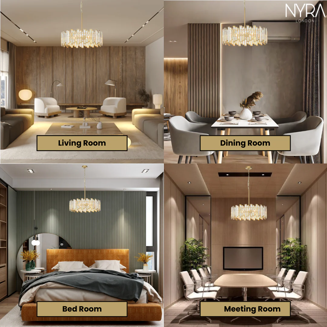 Lumora Modern Crystal Chandelier - Image 5