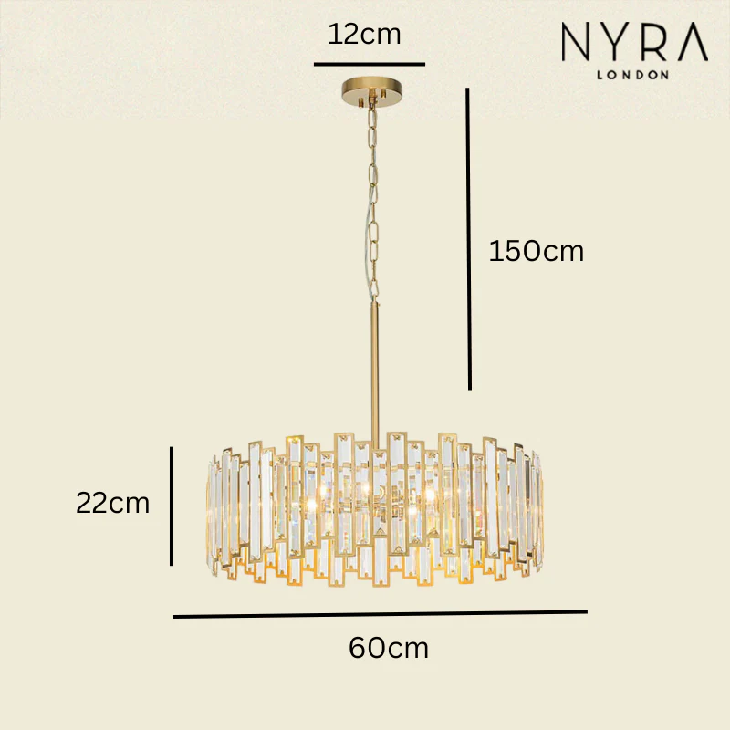 Lumora Modern Crystal Chandelier - Image 8