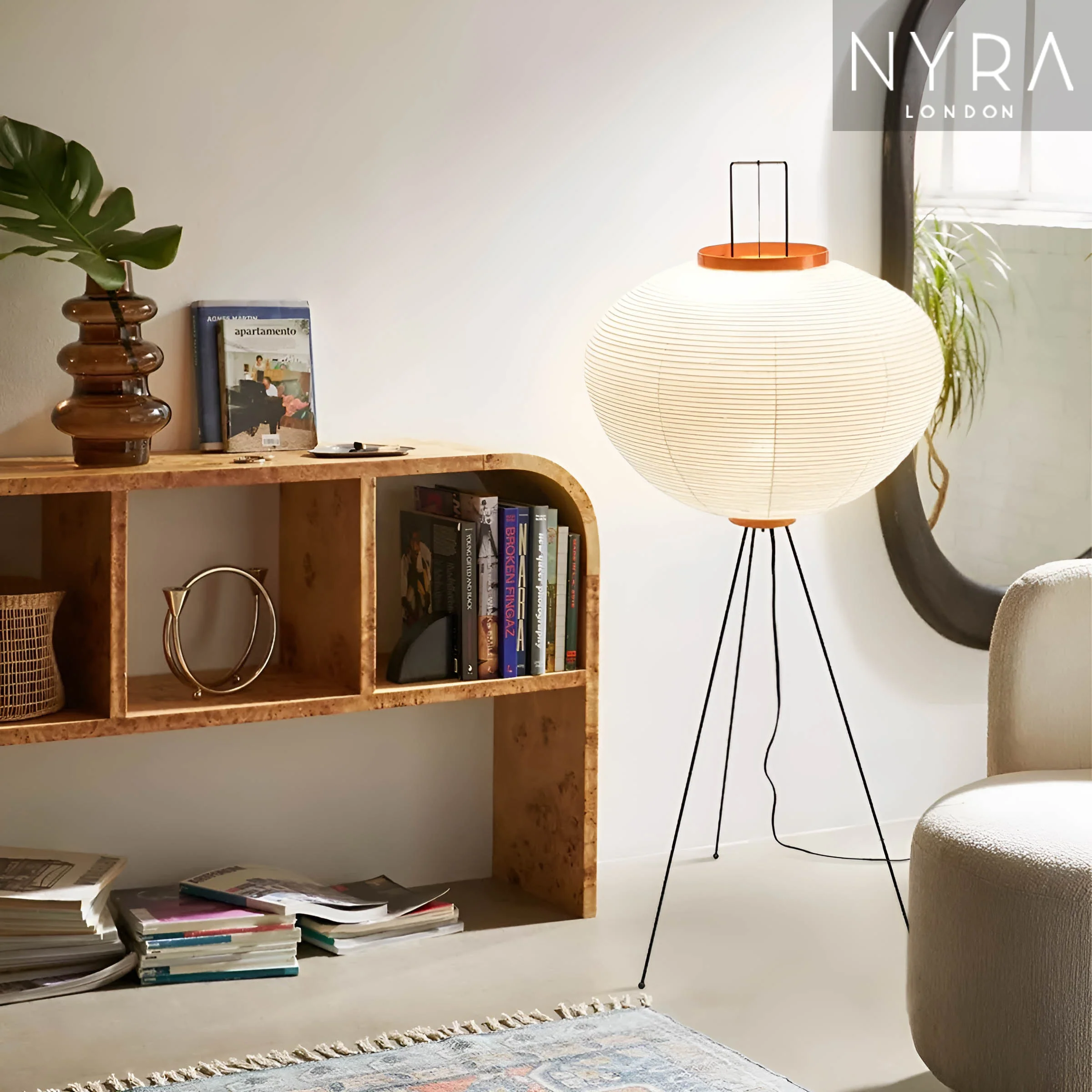 Luna Tripod Floor Lamp - Image 3