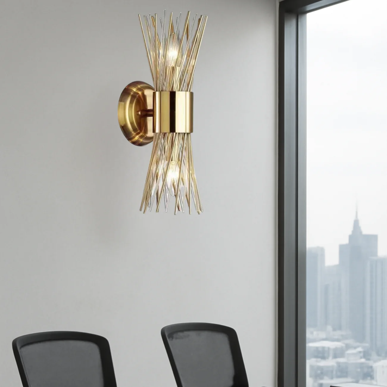 Lunet Glass Wall Sconce - Image 6