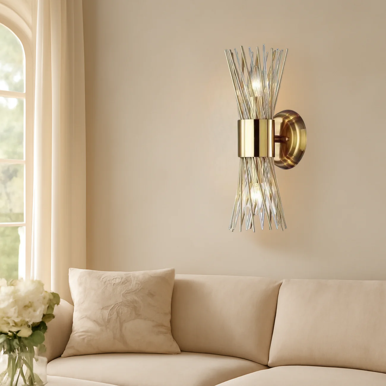 Lunet Glass Wall Sconce - Image 7