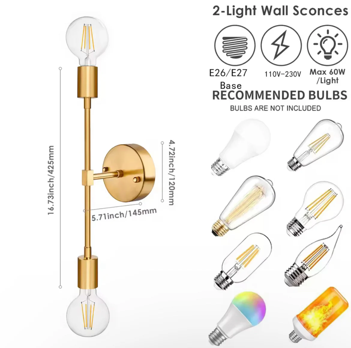 LuxeLine Twin Sconce - Image 10