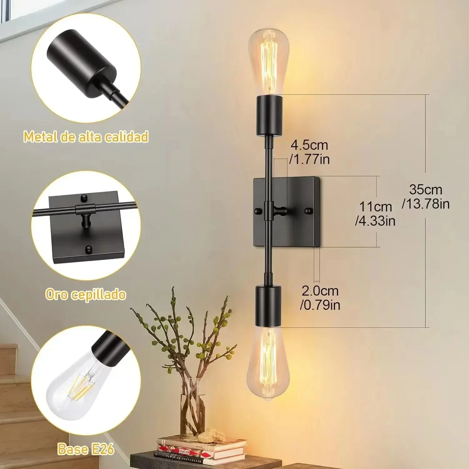 LuxeLine Twin Sconce - Image 14