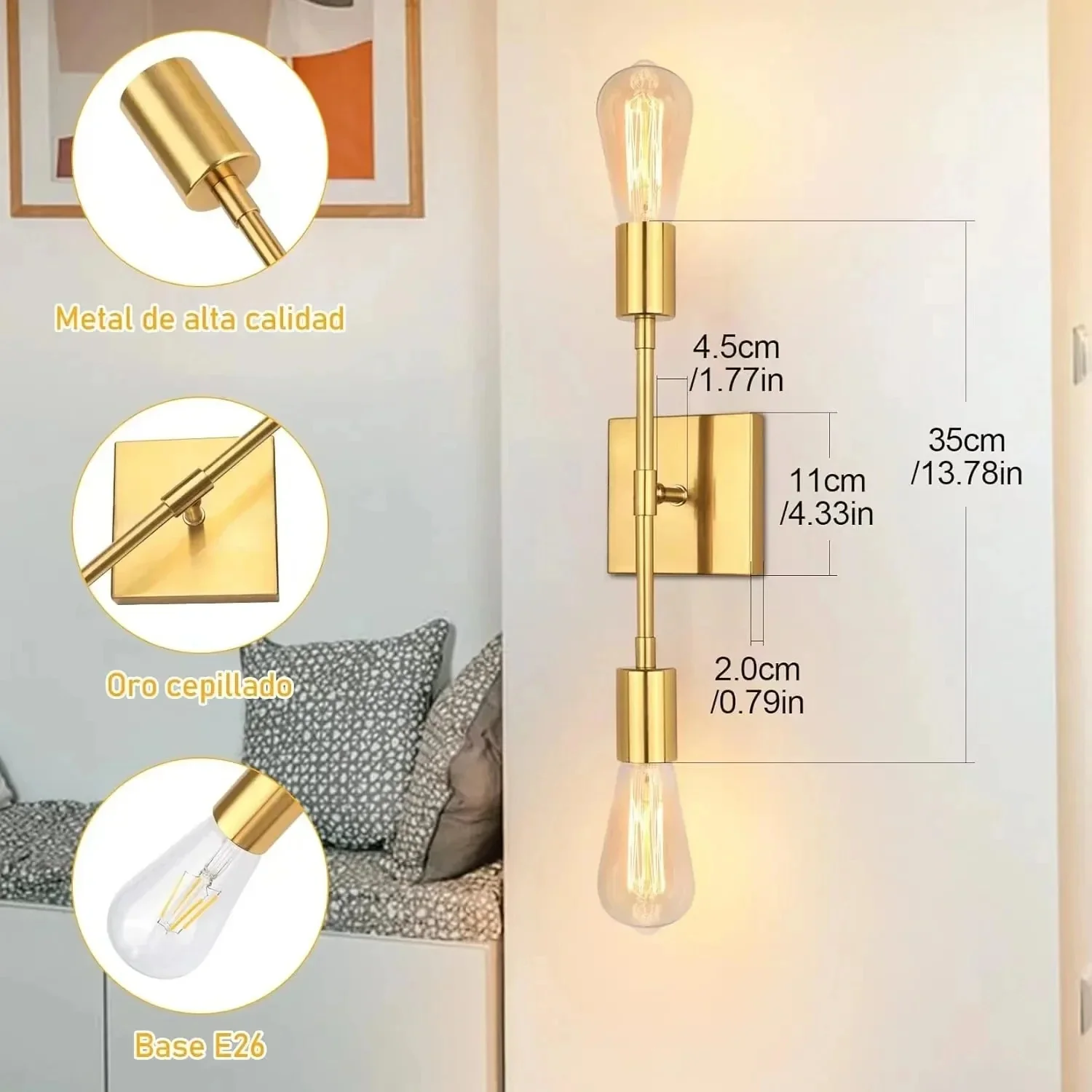 LuxeLine Twin Sconce - Image 15