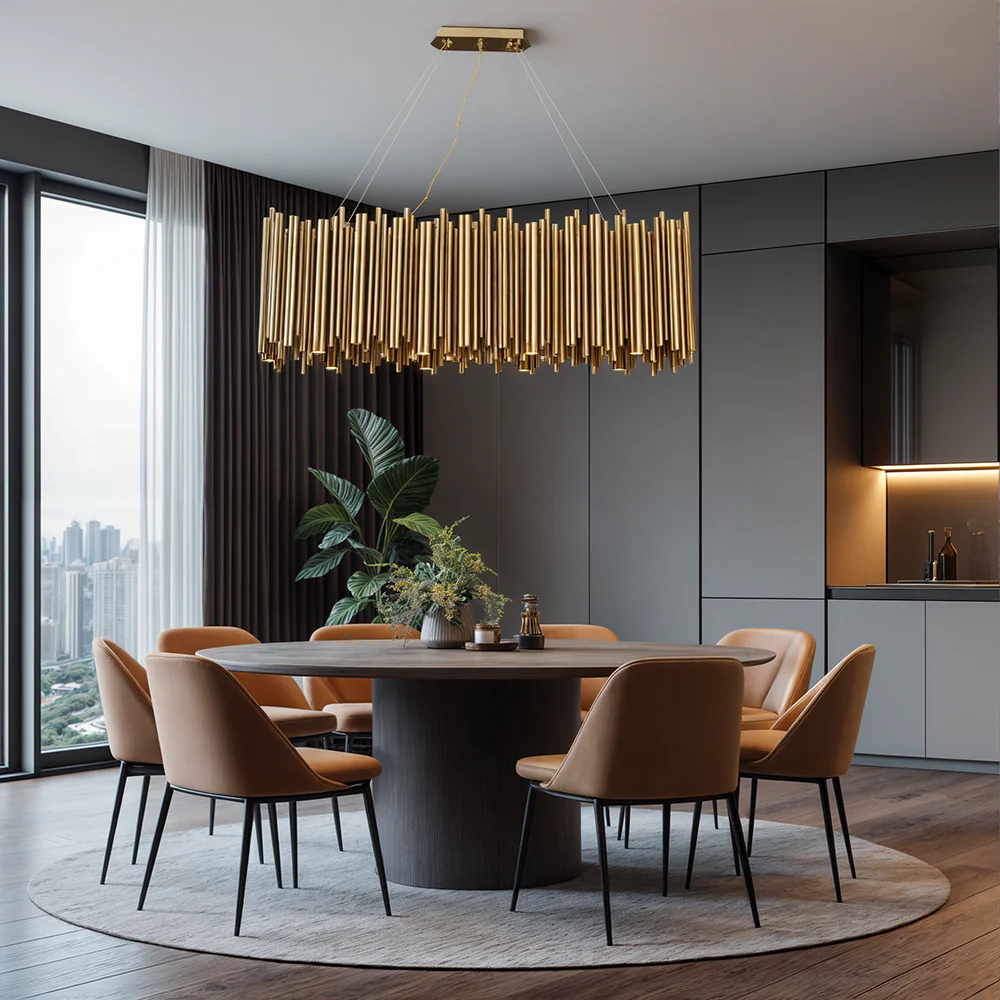 Gold Nest Oval Chandelier - Image 10