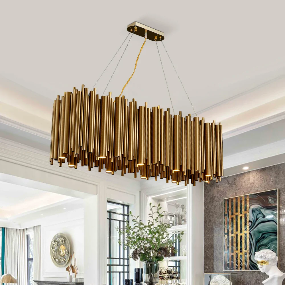 Gold Nest Oval Chandelier - Image 11
