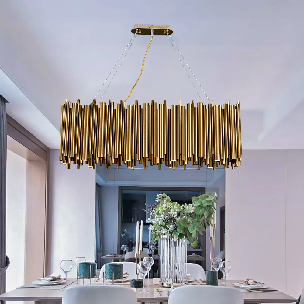 Gold Nest Oval Chandelier - Image 13