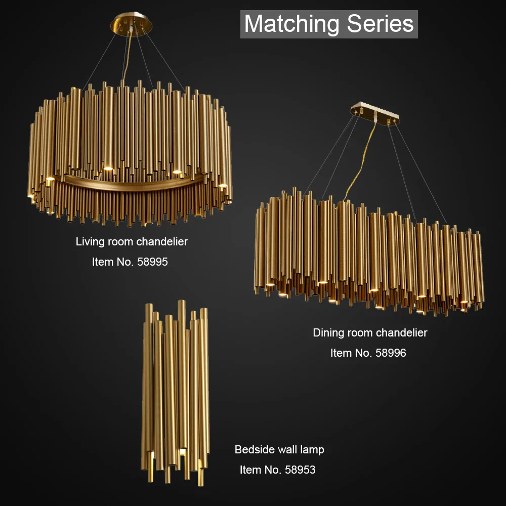 Gold Nest Oval Chandelier - Image 14
