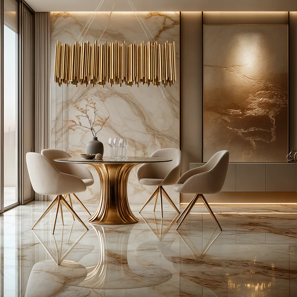 Gold Nest Oval Chandelier - Image 9