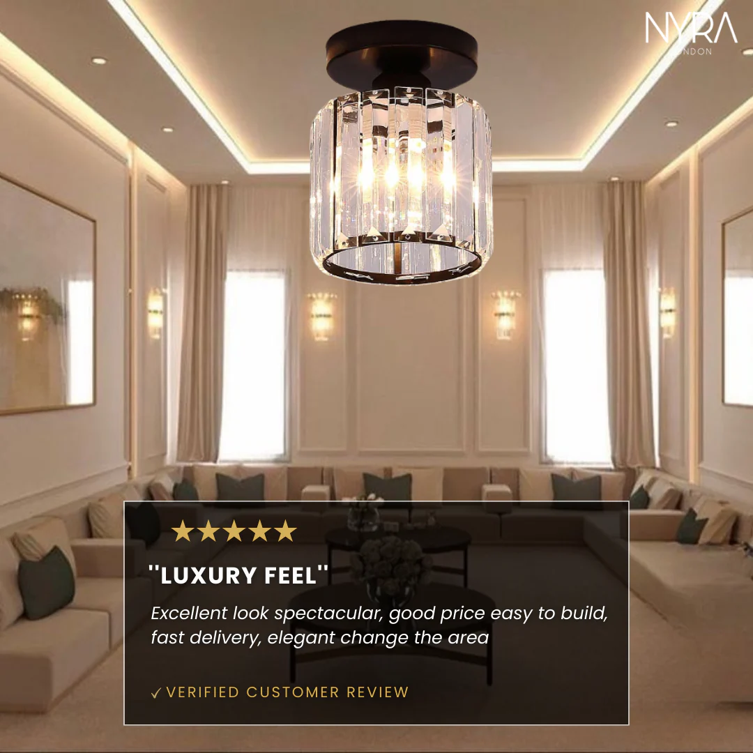 Monroe Crystal Ceiling Light - Image 5