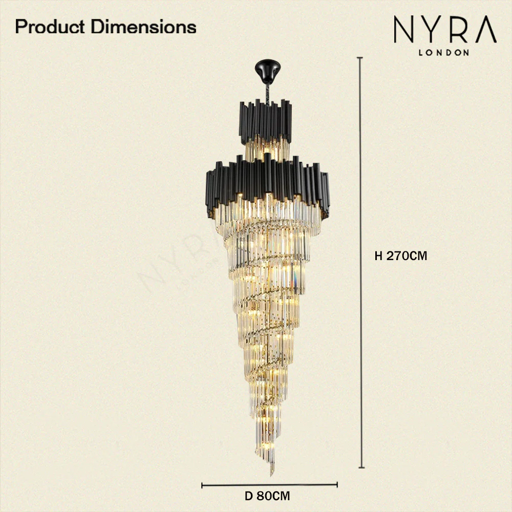 New York Black Chandelier - Image 10