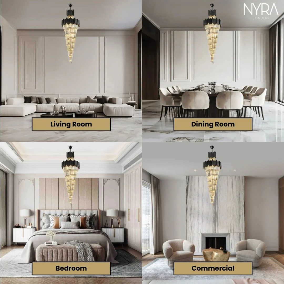 New York Black Chandelier - Image 5