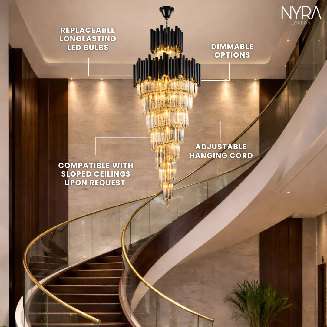 New York Black Chandelier - Image 6