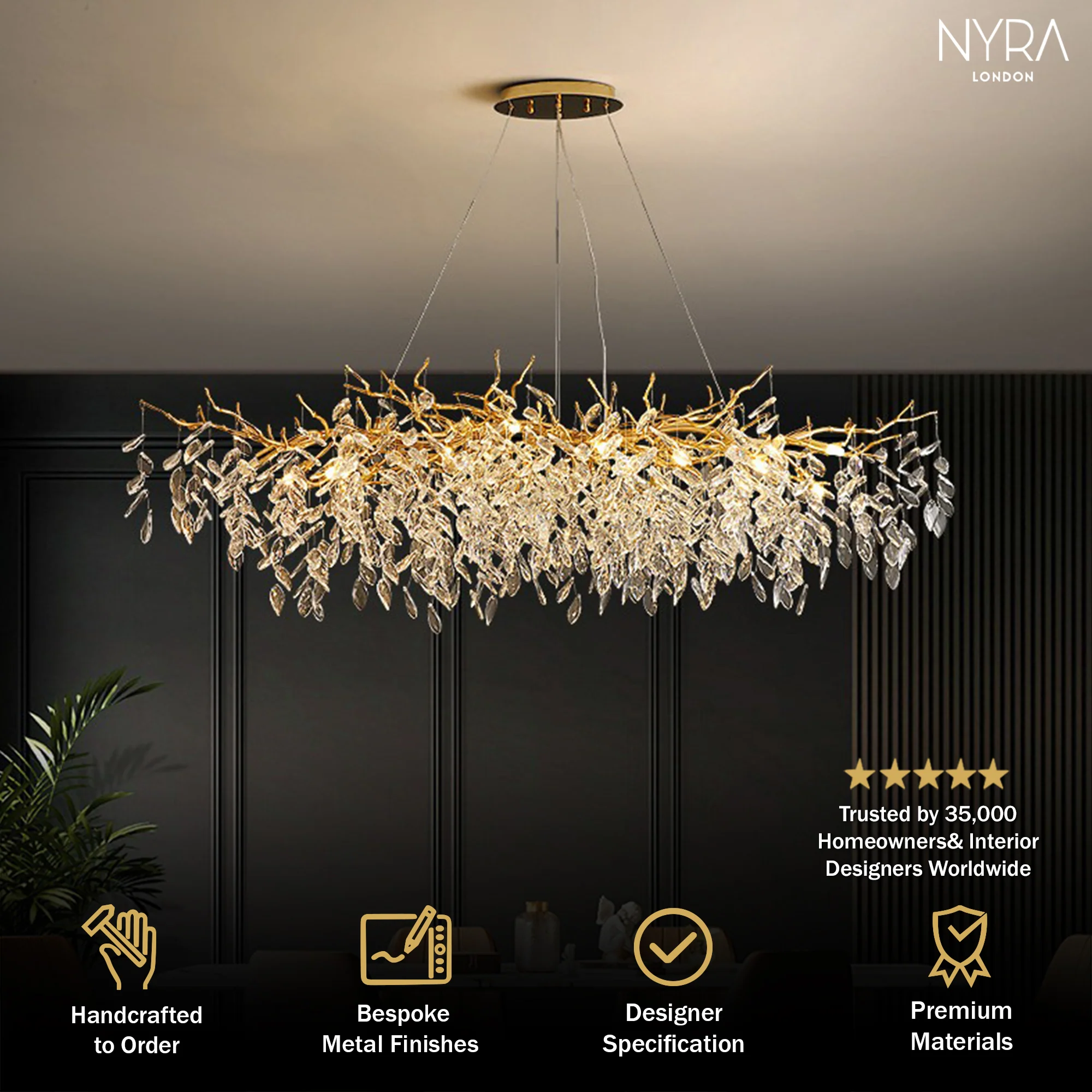 Luxury French Crystal Chandelier - Image 2