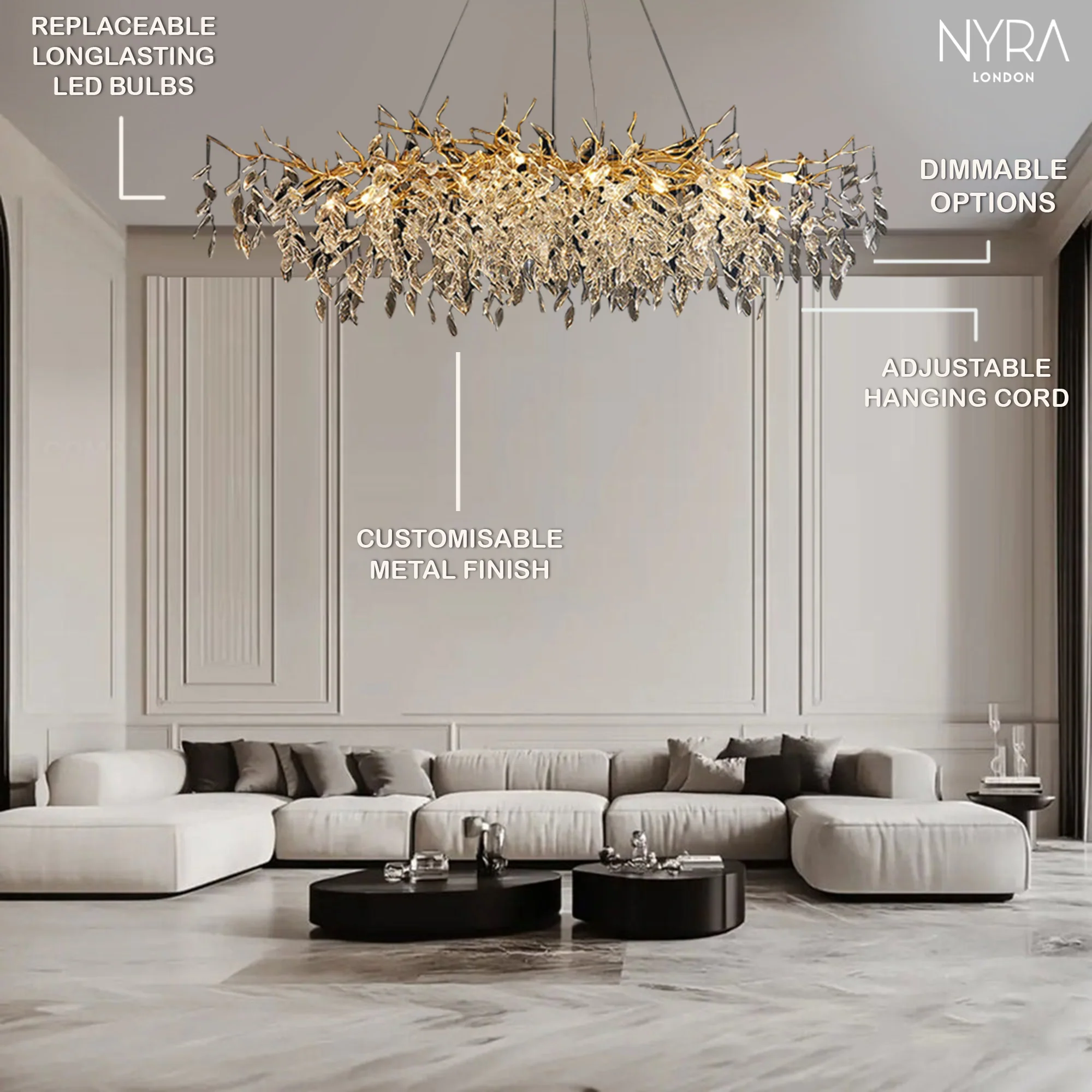 Luxury French Crystal Chandelier - Image 4