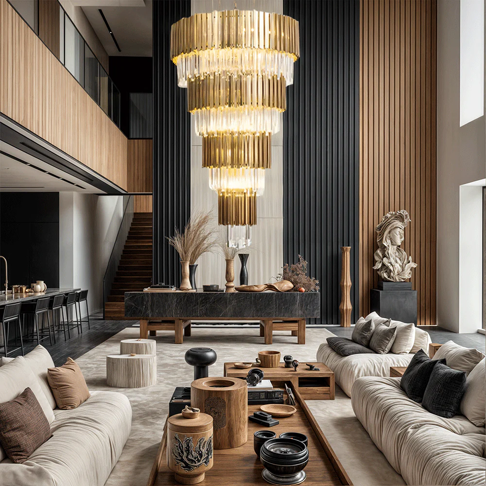 Golden Pisa Chandelier - Image 3