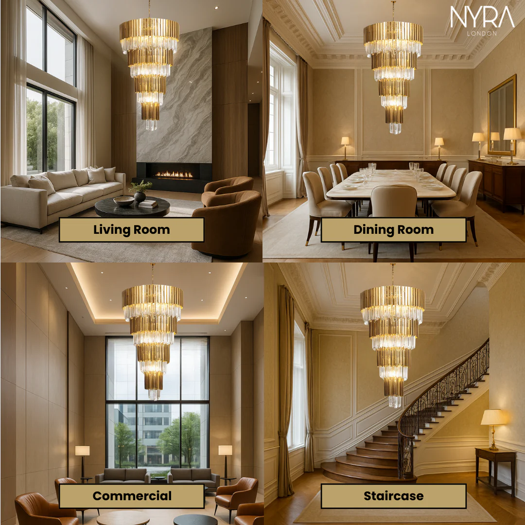 Golden Pisa Chandelier - Image 5