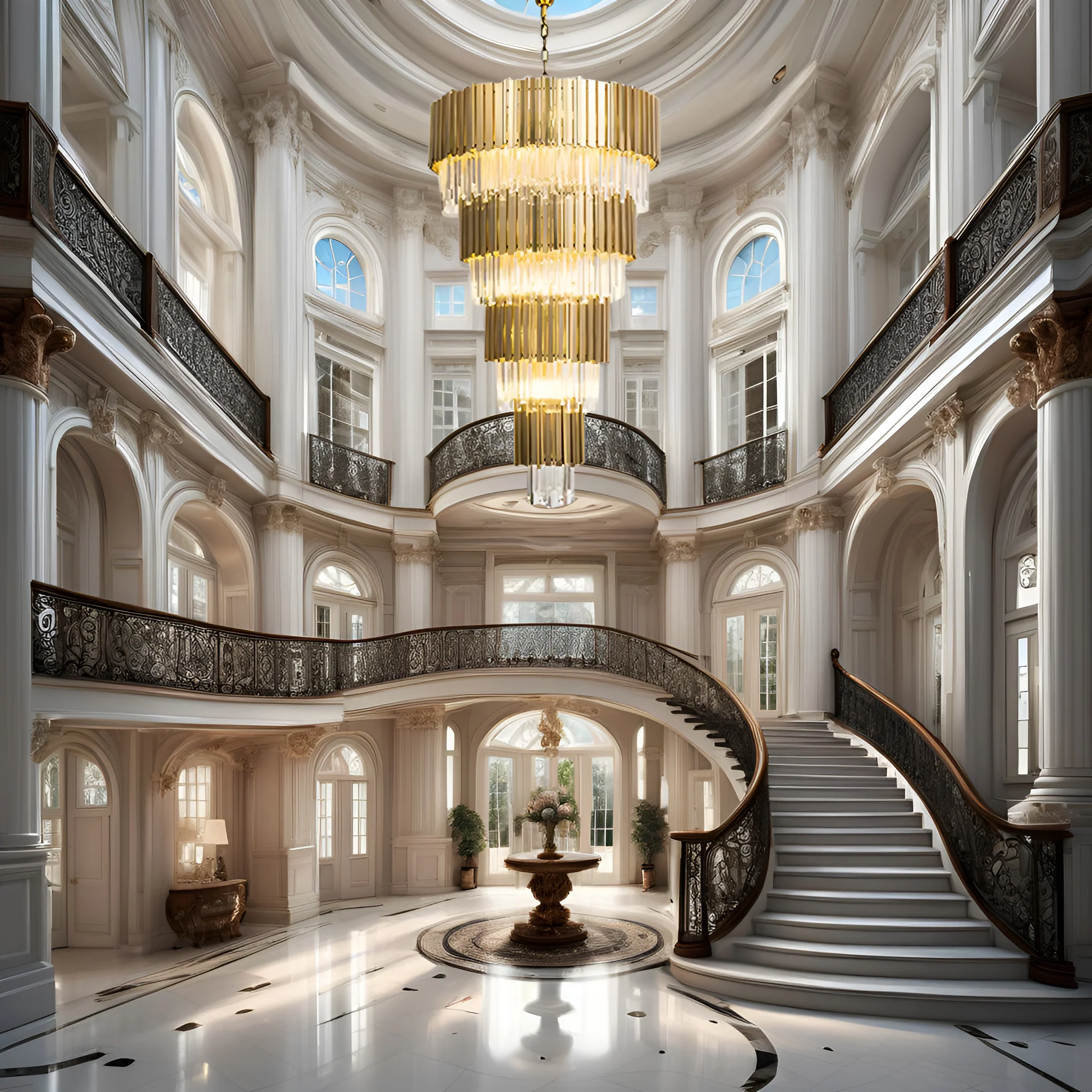 Golden Pisa Chandelier - Image 9