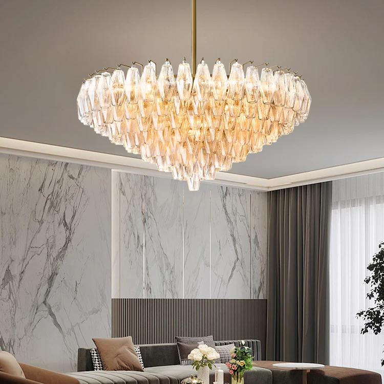 Madelyn Glass Round Chandelier - Image 10
