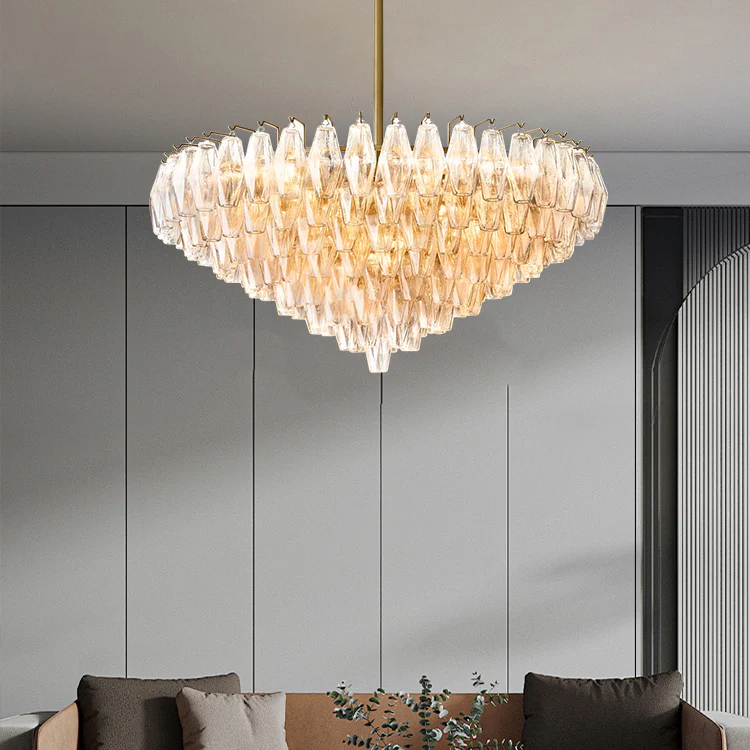 Madelyn Glass Round Chandelier - Image 7