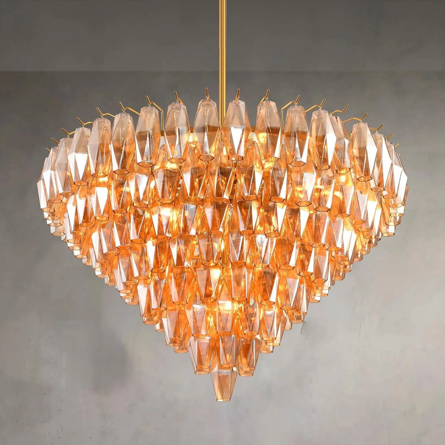 Madelyn Glass Round Chandelier - Image 8