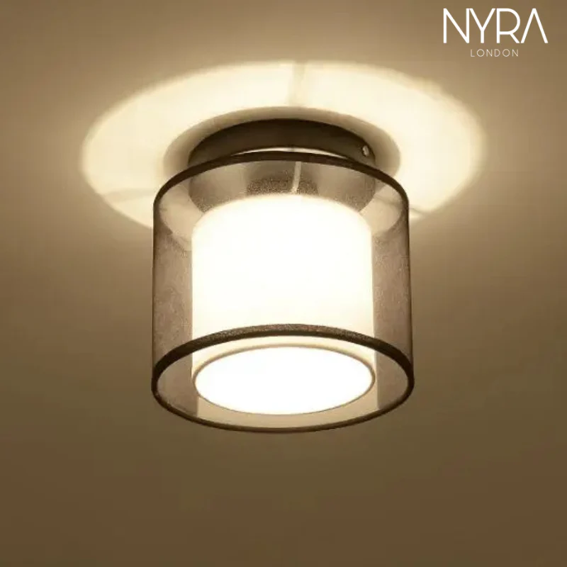 Magnus Fabric Shade Ceiling Lamp - Image 11