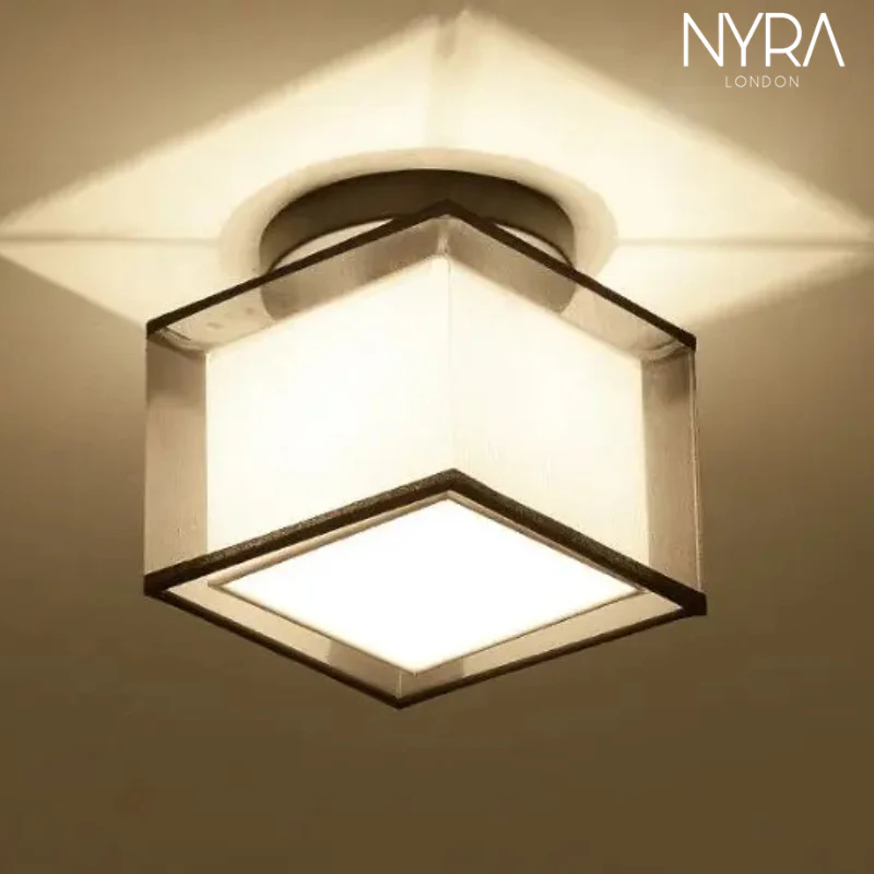 Magnus Fabric Shade Ceiling Lamp - Image 12