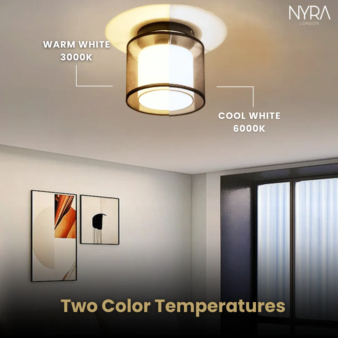 Magnus Fabric Shade Ceiling Lamp - Image 7