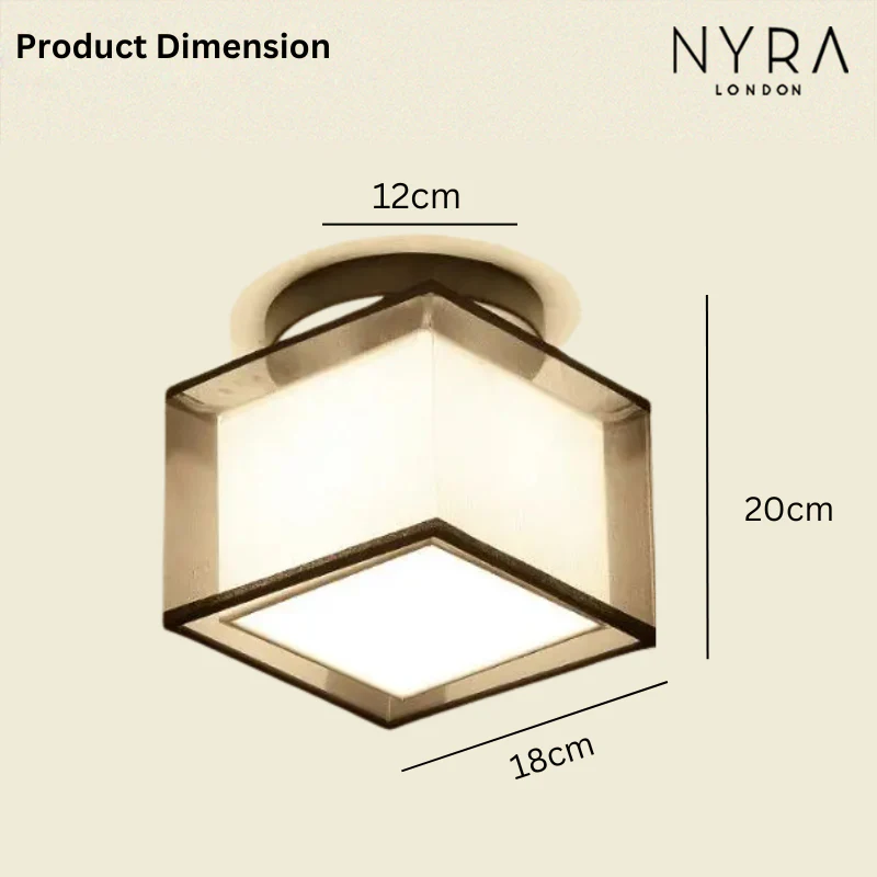 Magnus Fabric Shade Ceiling Lamp - Image 9