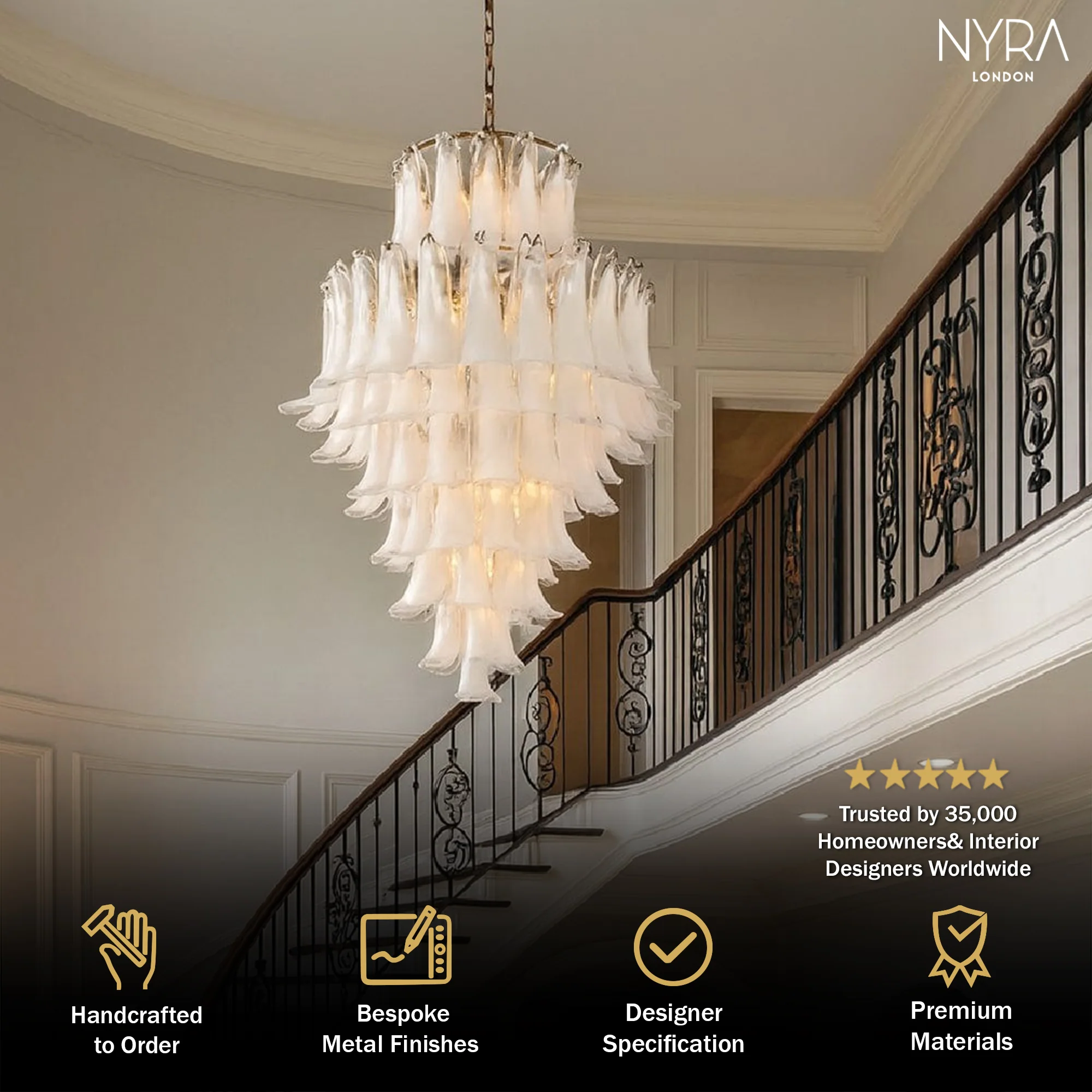Maisonix Glass Pendant Light - Image 7