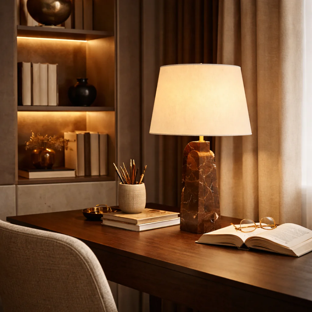 Mariva Marble Table Lamp - Image 4