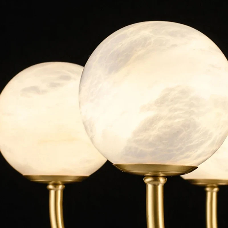 Marnie Alabaster Globe Chandelier - Image 12