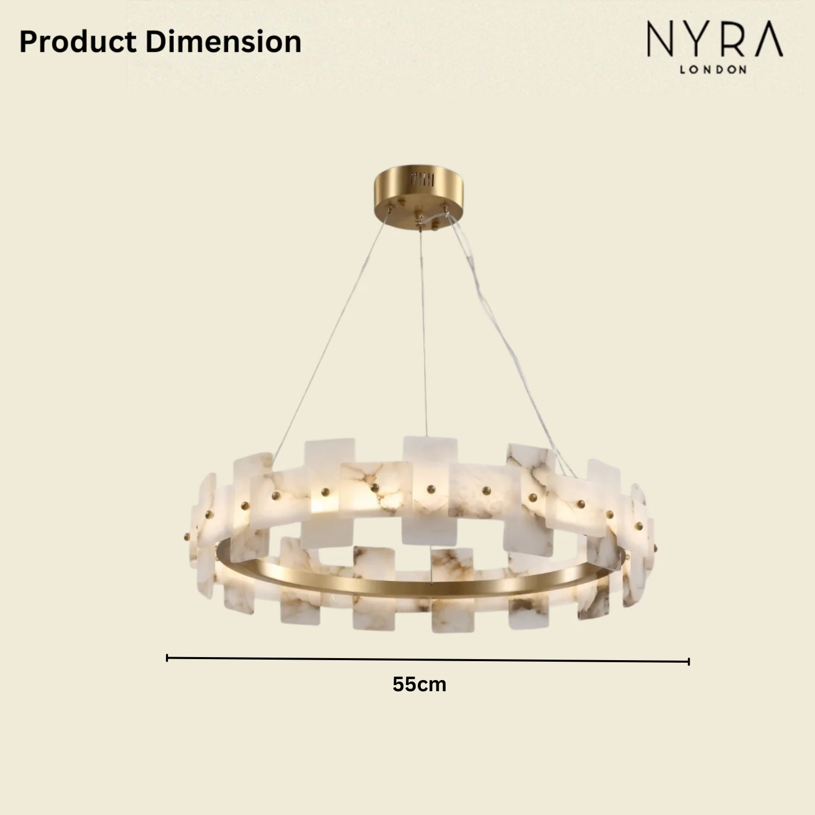 Marvion Spanish Marble Chandelier - Image 6