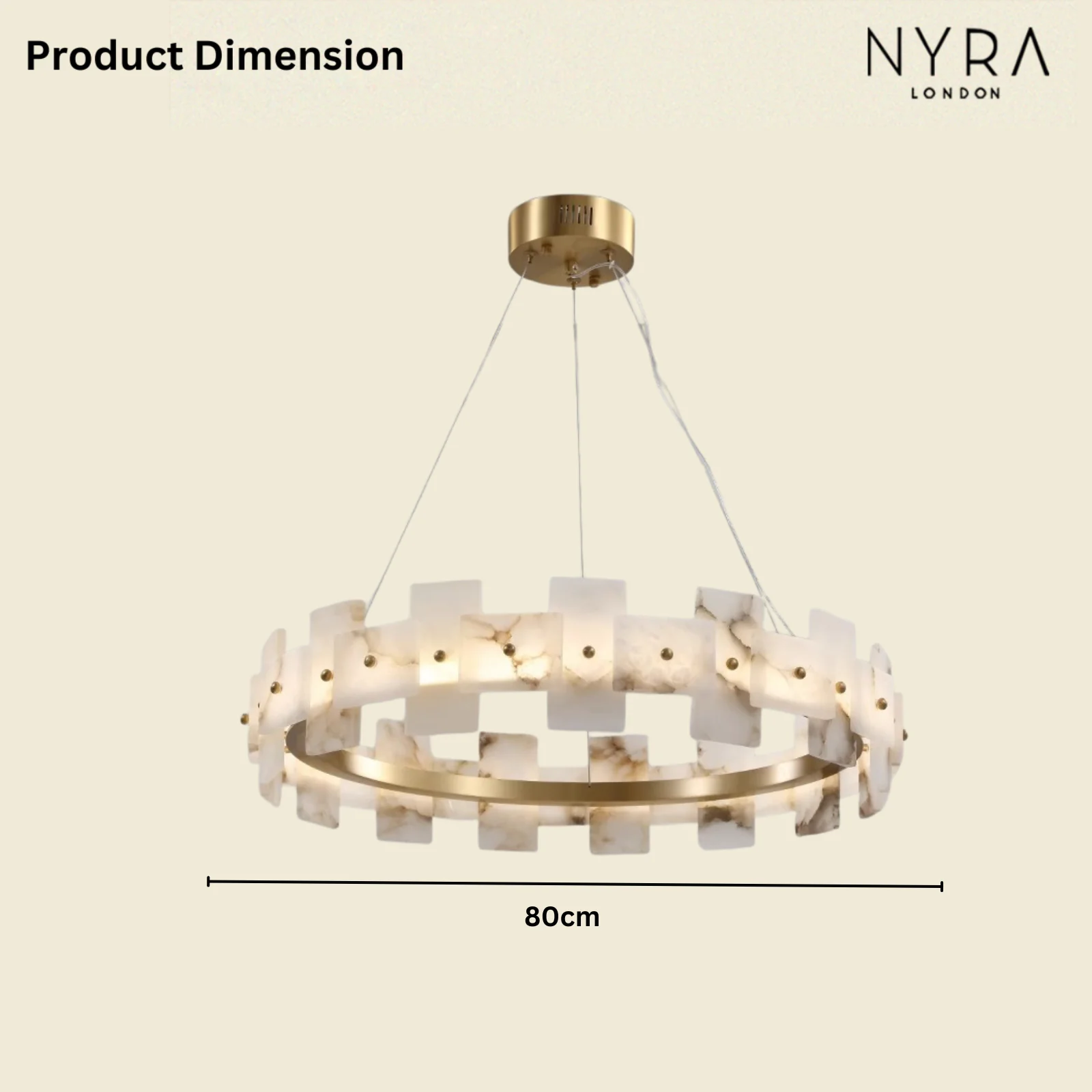 Marvion Spanish Marble Chandelier - Image 7