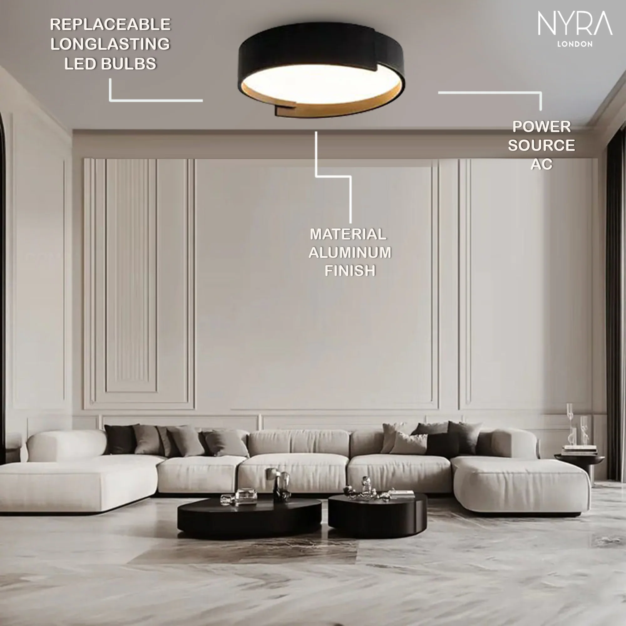 Carl Ceiling Lamp - Image 4