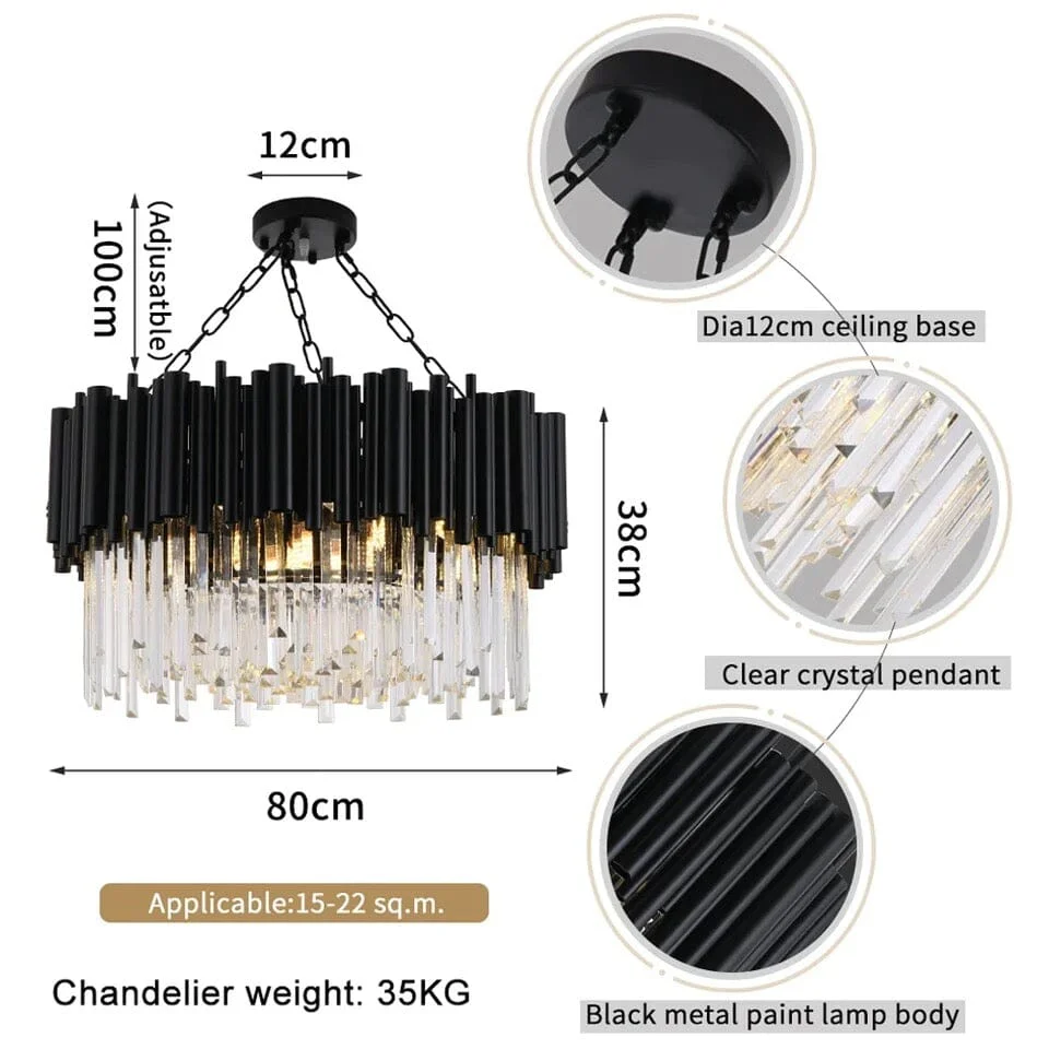 Maximus Crystal Chandelier Collection - Image 11