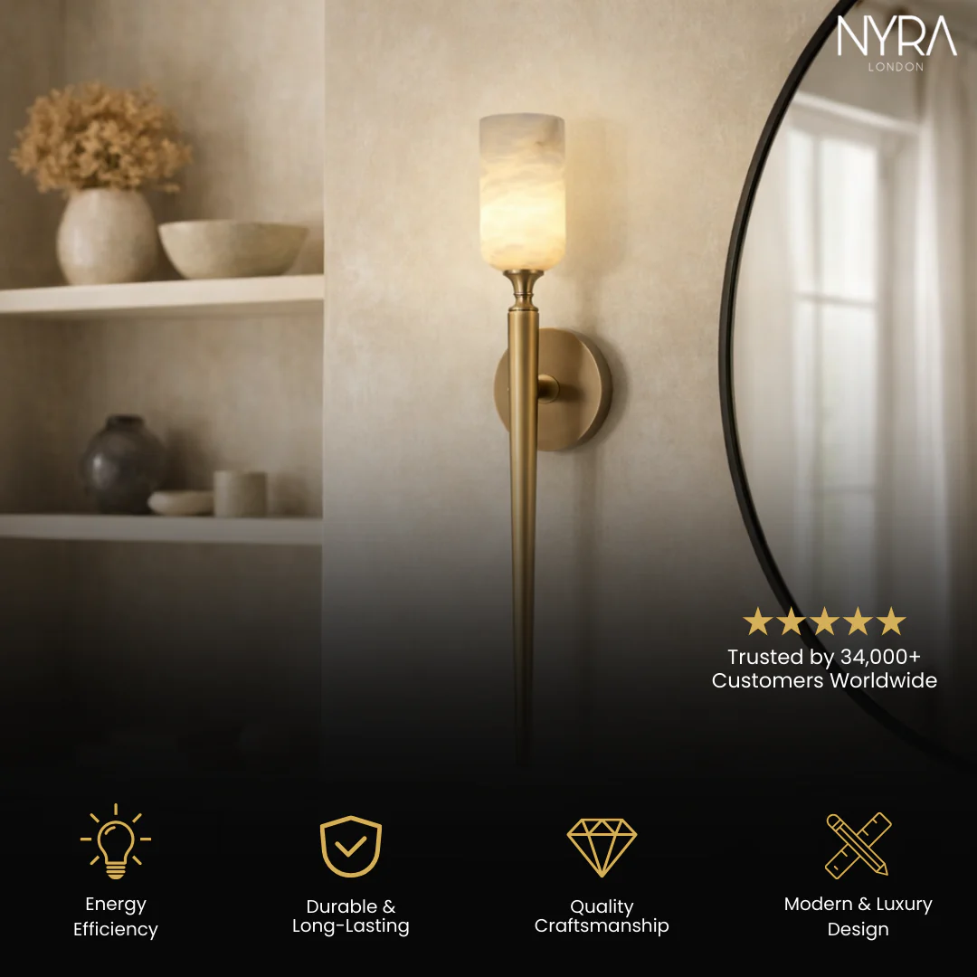 Meridian Alabaster Wall Light - Image 2