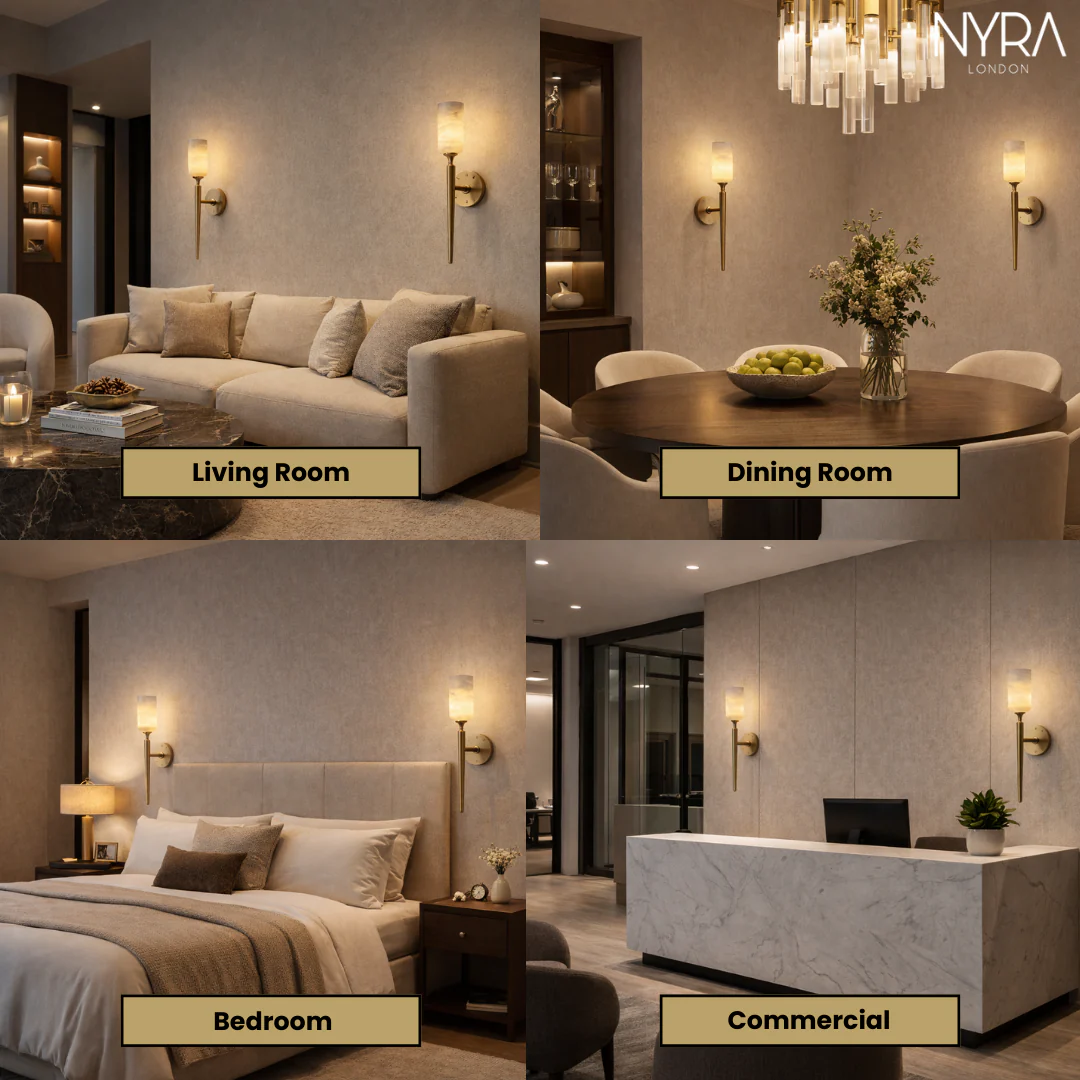 Meridian Alabaster Wall Light - Image 3