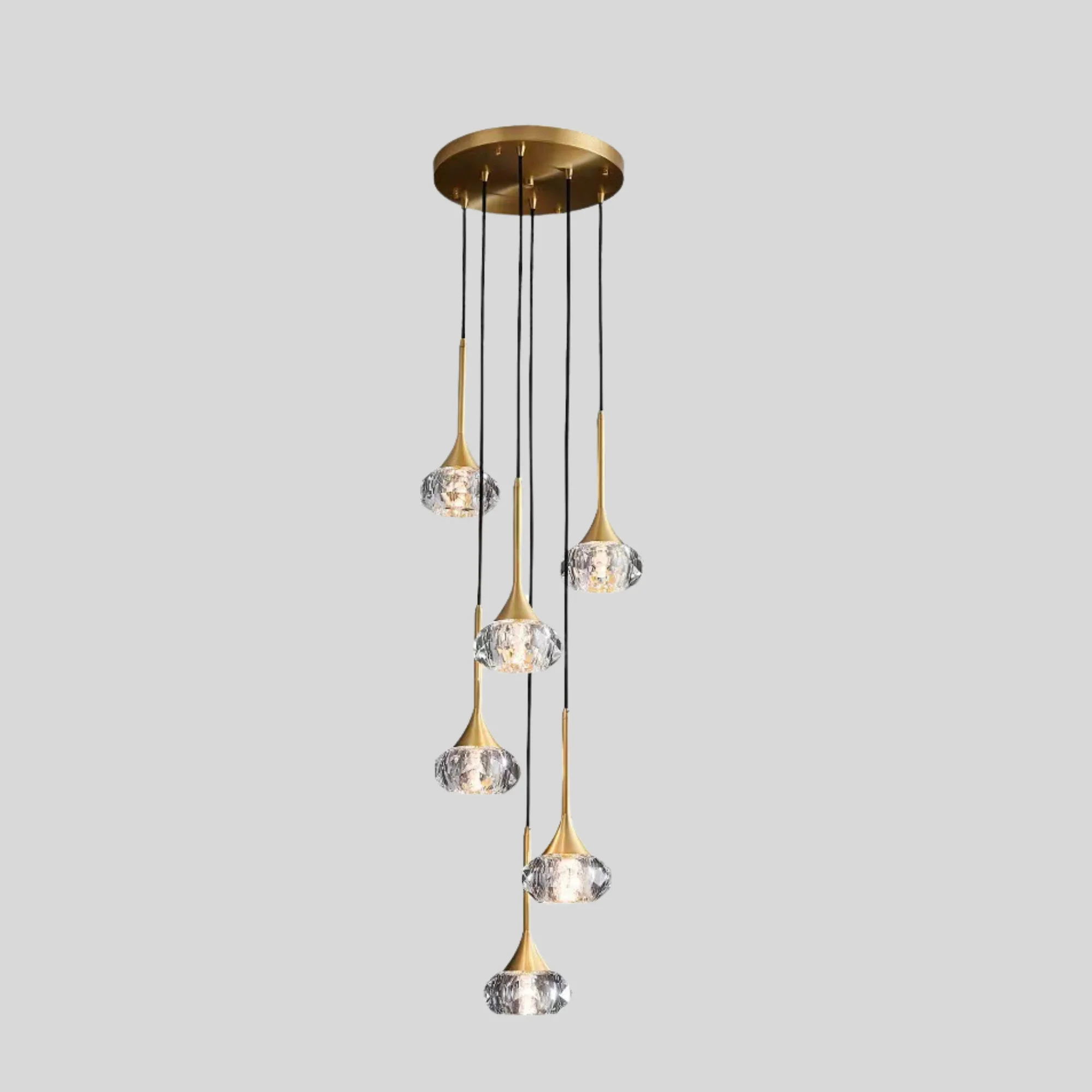 MERK Tear-drop Crystal Pendant - Image 5