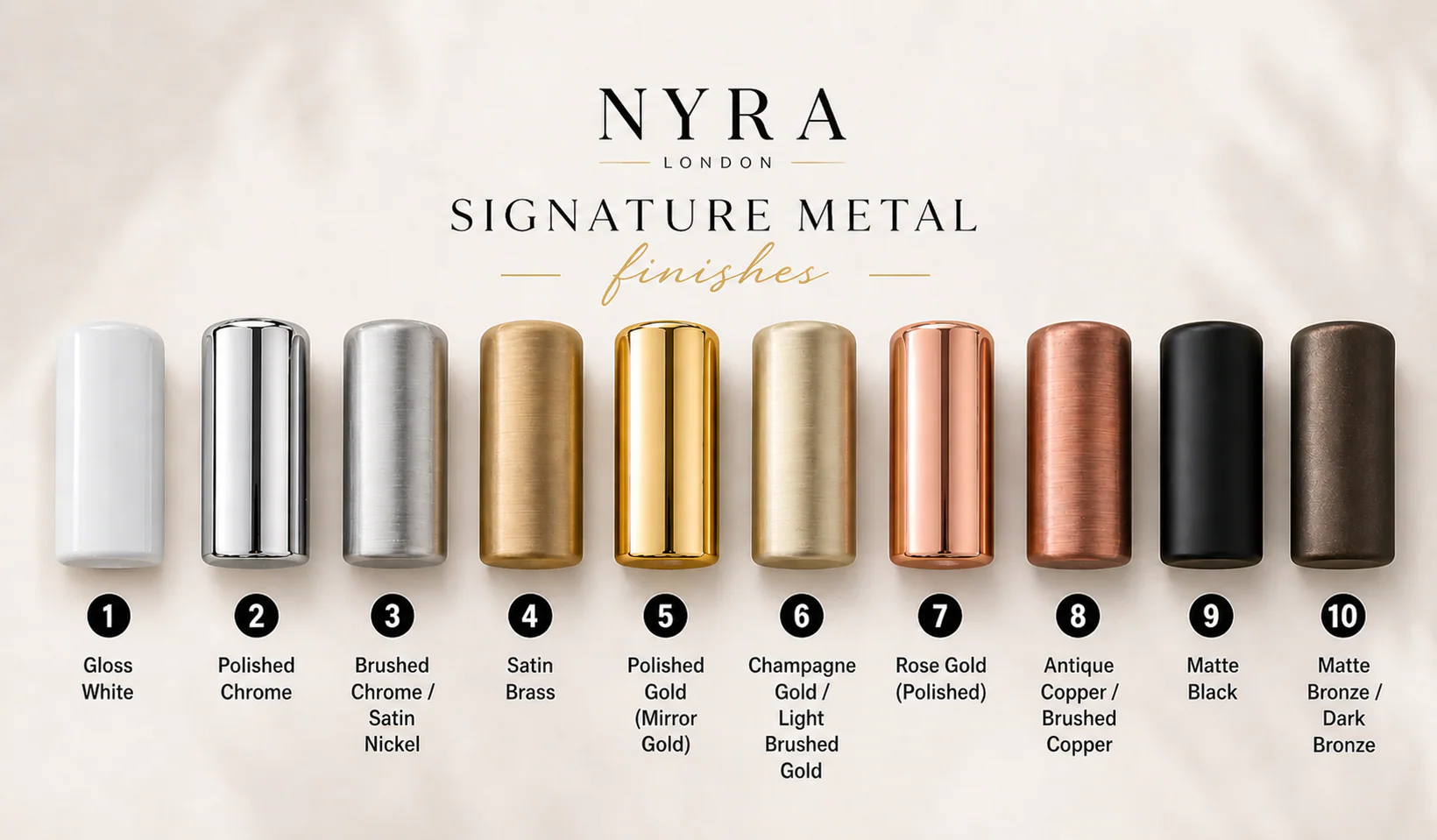 NYRA Signature Metal Samples - Image 15