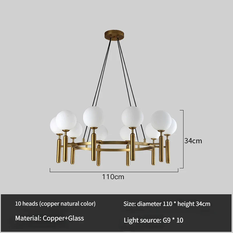 Diana Orb Ball Chandelier - Image 15
