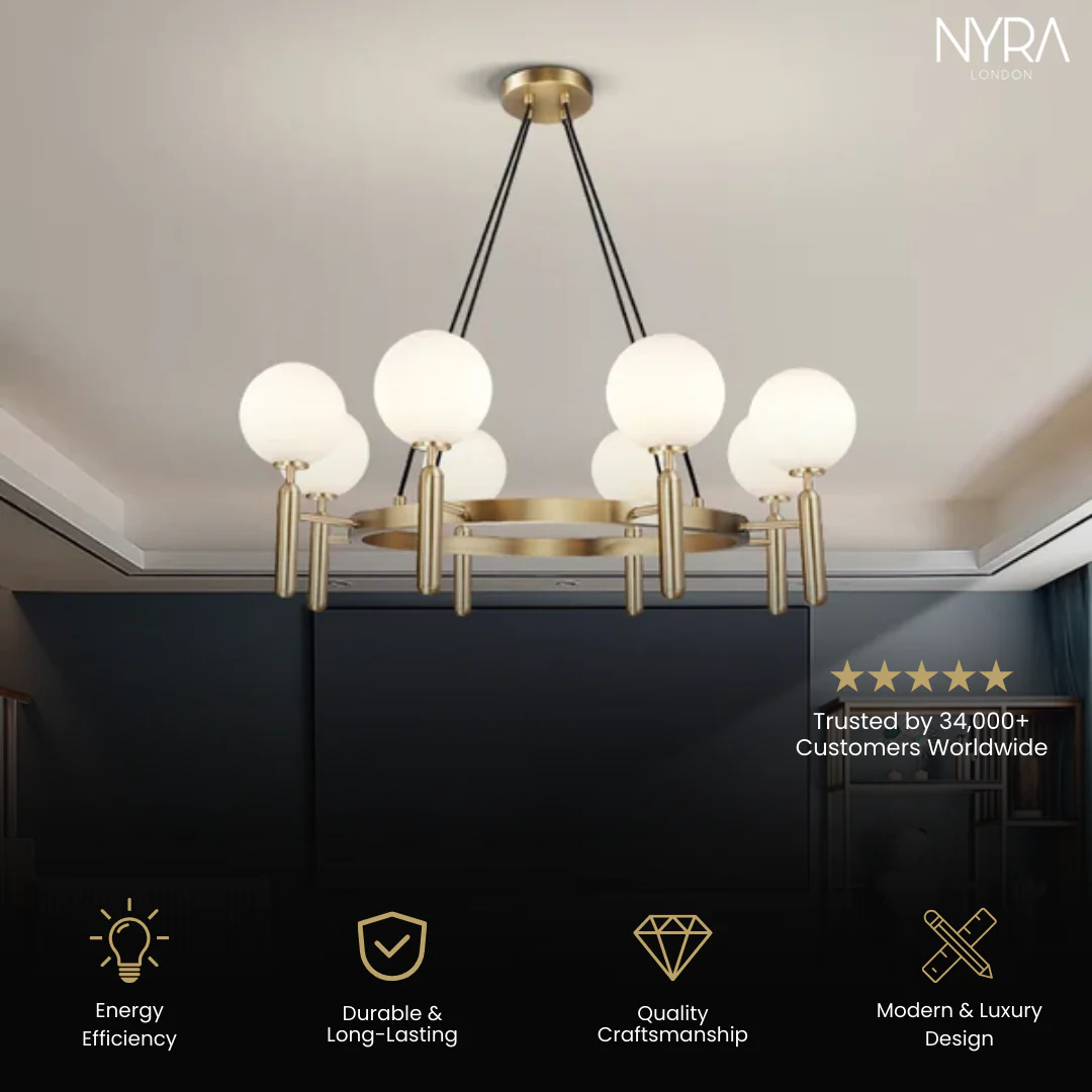 Diana Orb Ball Chandelier - Image 4