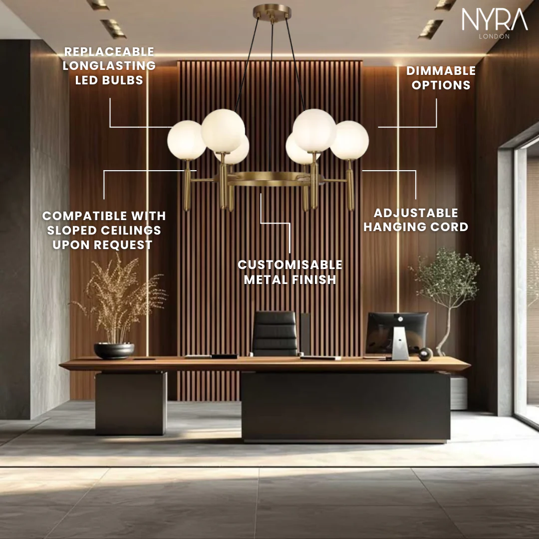 Diana Orb Ball Chandelier - Image 8