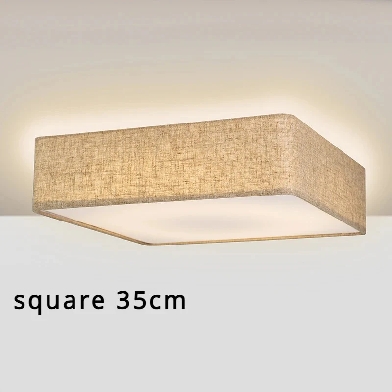 Minimalist Fabric Drum Ceiling Light - Image 10