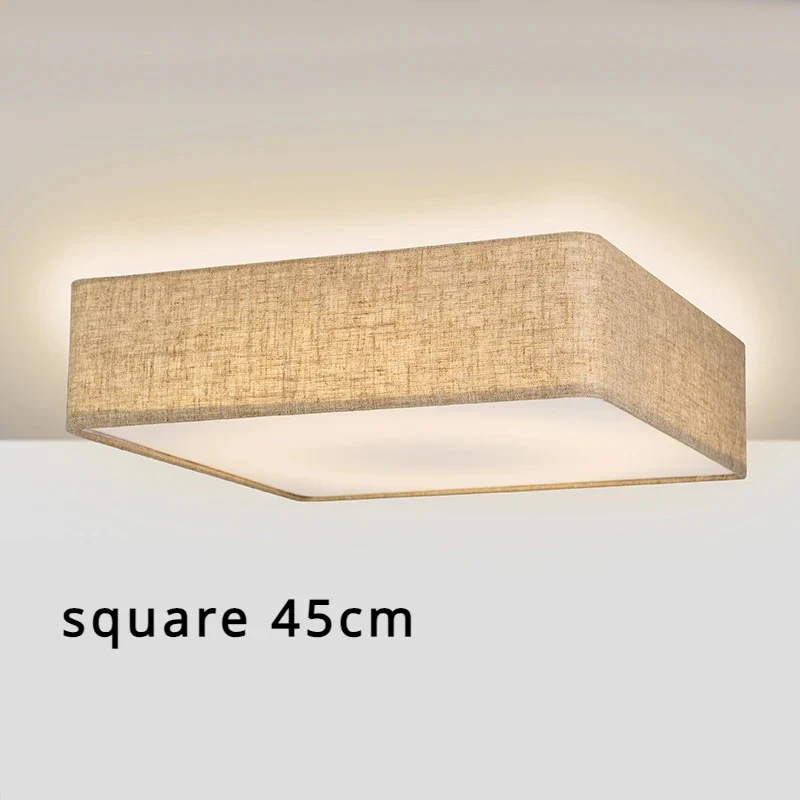 Minimalist Fabric Drum Ceiling Light - Image 11