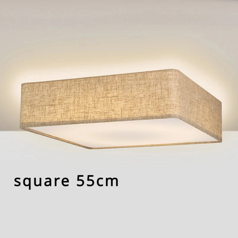 Minimalist Fabric Drum Ceiling Light - Image 12